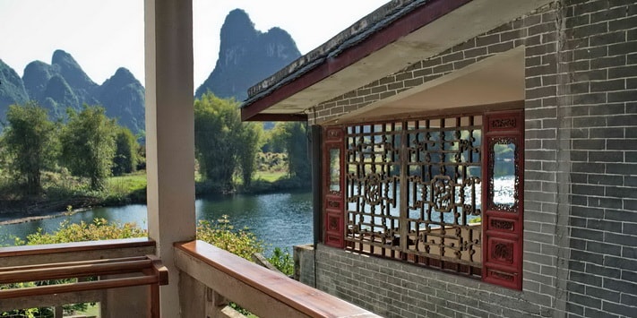 Yangshuo Mountain Retreat single side balcony room is perfect for single travellers on a budget.